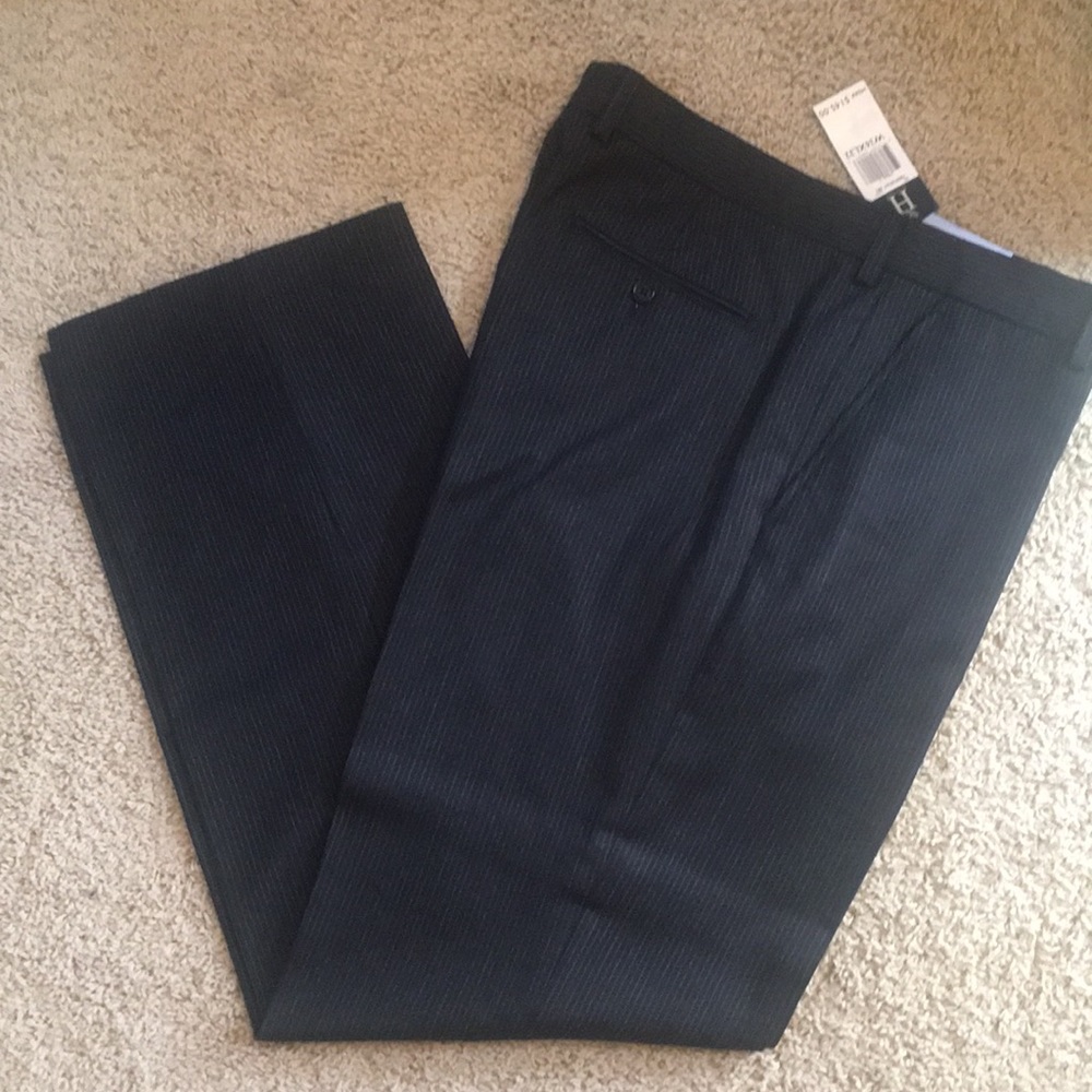 Hilfiger wool pinstripe dress pants 36x32 NWT